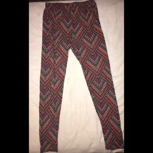 xhilaration multi-colored leggings